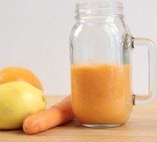 Smoothie orange et citron
