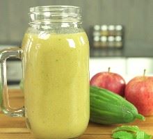 Smoothie pomme concombre et menthe